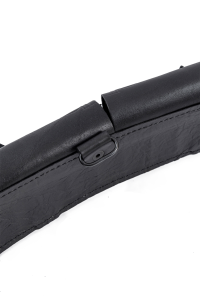 Патронташ закрытый 12к /кожа/ черный 