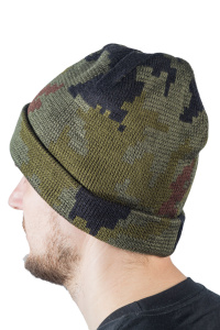 Шапка спортивная Тайга / п/шерсть / зеленый (м)