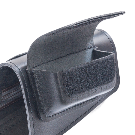 Патронташ на приклад с чехлом под зап.маг. 2,3,4п кал.WIN308 и аналоги до 80мм / кожа / черный (м)