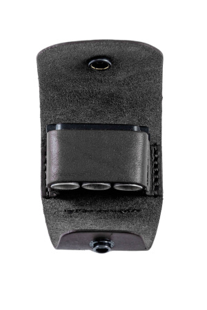 Подсумок под 2 карт.СО ПУ-3 (метал/пластик) / кожа / черный