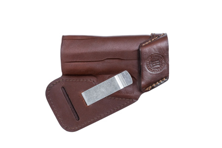 Кобура поясная мод. E Glock-19 / кожа / коричневый