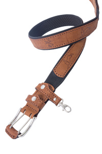 Ремень поясной В40 LINE Элита Hunter / кожа / черный