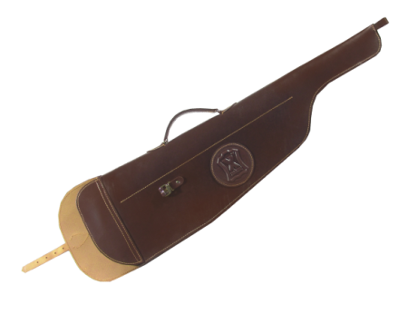 Чехол ИЖ - 27 / кожа / коричневый