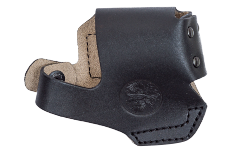 Кобура поясная Дз Оса - ПБ4-2 / кожа / черный