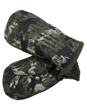 Рукавицы утепленные на флисе / мембранное трикотажное полотно / разноцветные (м)