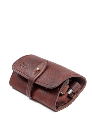 ***Подсумок для СО ПУ-2 и 14п (метал 17мм) Хольстер 25 лет / кожа /