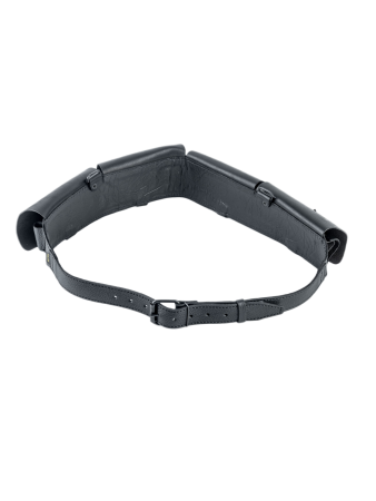 Патронташ закрытый комбинир. 7,62+12к / кожа / черный