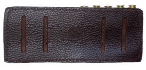 Подсумок поясной открытый 10п (9,3*74R) / кожа / коричневый