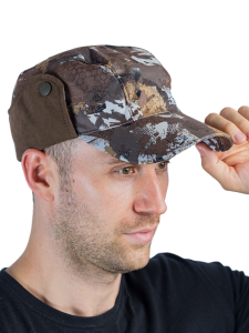 Кепка утепленная Койот / алова / коричневые соты (м)