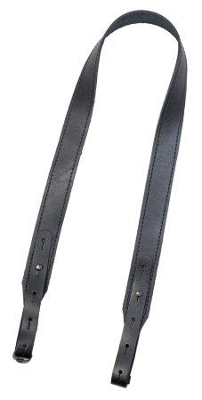 Ремень погонный с регулировкой / кожа / черный