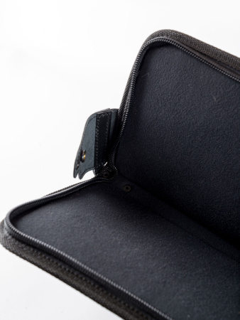 Чехол Лидер с оптикой 1200 мм / кожа / черный