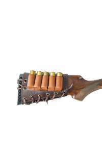 Патронташ на приклад 5*12 Царская охота / кожа Патронташ на приклад 5*12 Царская охота / кожа