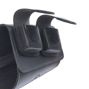 Патронташ на приклад с чехлом под зап.магазин 3-5п кал.22WMR,22LR / кожа / черный