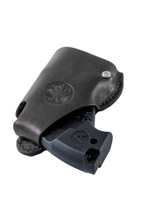 Кобура Дш Сигнал Охотника ПУ-3 / кожа / черный