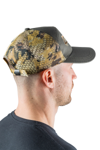 Бейсболка Горизонт с вышивкой / смесовая ткань / олива+соты (м)