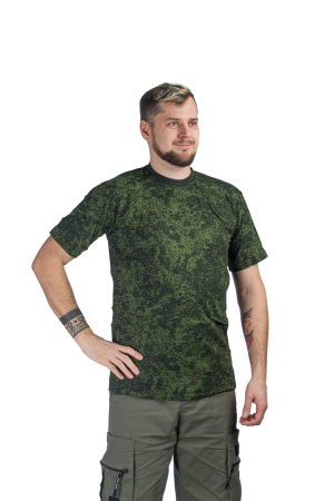 Футболка летняя / цифра зеленая (м)