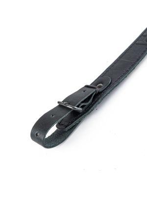 Ремень погонный / кожа / черный