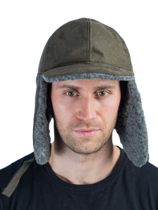 Бейсболка (шапка) утепленная Кондор / замша / олива (м)