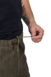 Брюки спортивные / флис / зеленый