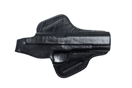 Кобура поясная мод. C Colt-1911 / кожа / черный