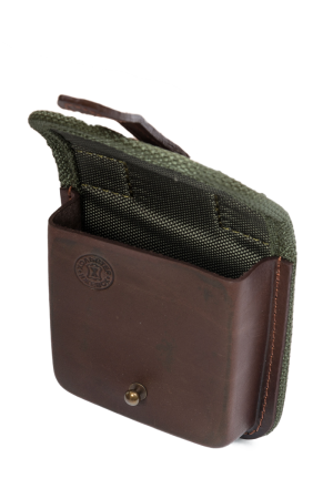 Подсумок-карман универсальный,быстросъемный для чехлов Лидер(130*120*40) / кожа