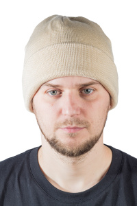 Шапка спортивная п/ш / бежевый (м)