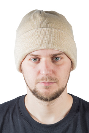 Шапка спортивная п/ш / бежевый (м)