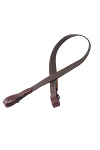 Ремень погонный с противоскользящей стропой / кожа / коричневый (м)