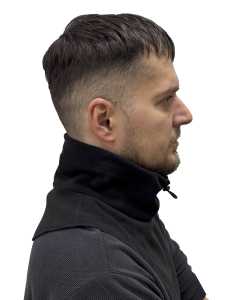 Шарф Морской / флис / черный (м)